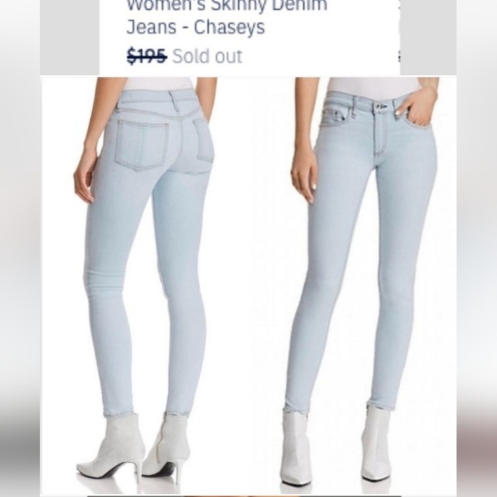 Rag & Bone Arctic light blue Skinny Jeans sz 31 Chasey